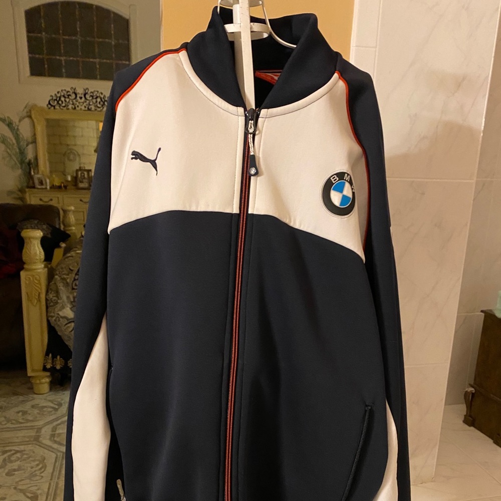 BMW zip up sweatshirt